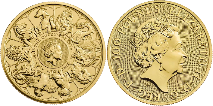 Złota moneta Bestie Królowej – 1 oz złota