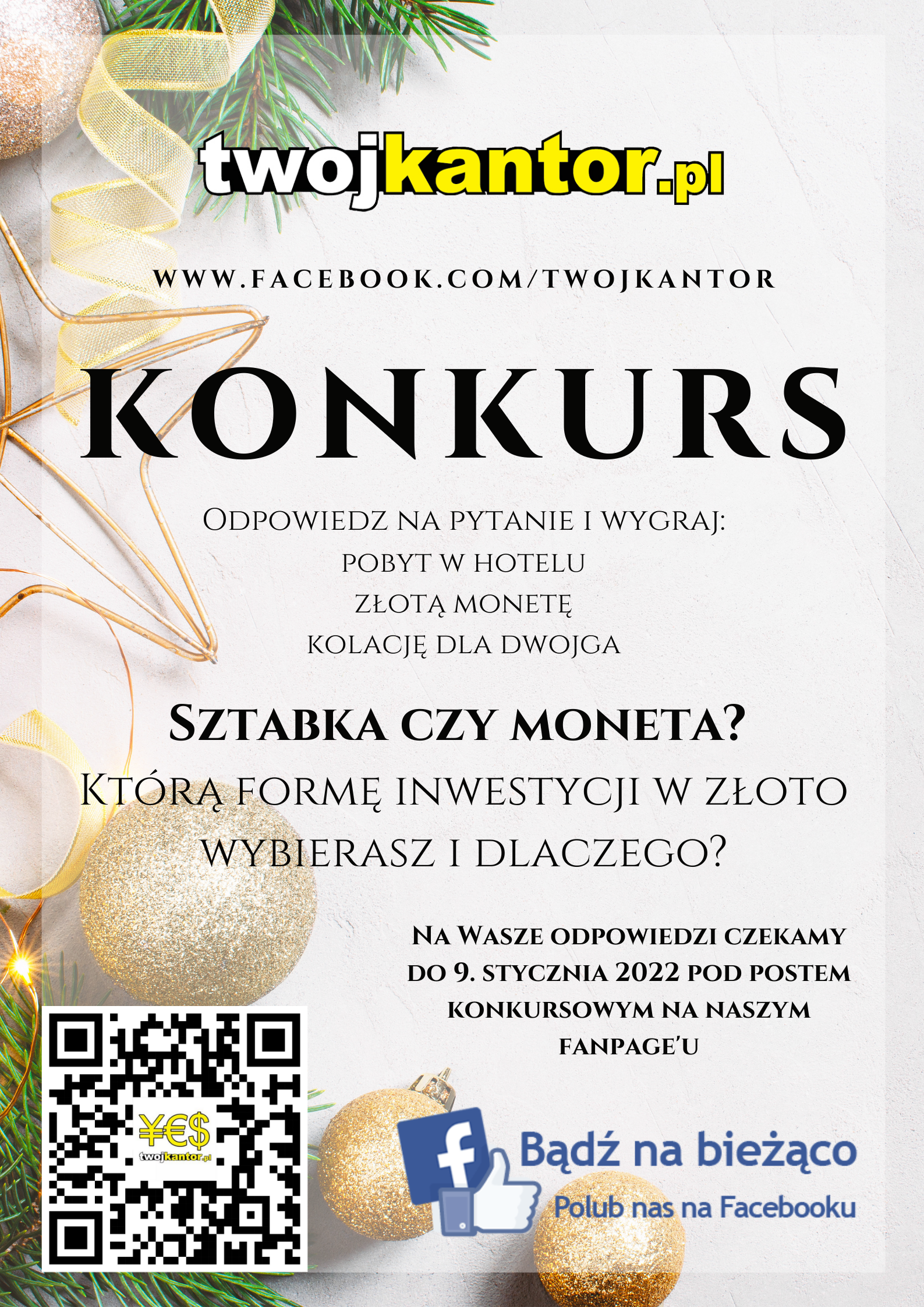 Read more about the article Świąteczny konkurs z Twój Kantor ¥€$
